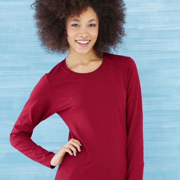 Ladies Standard Long Sleeve T-Shirt Thumbnail