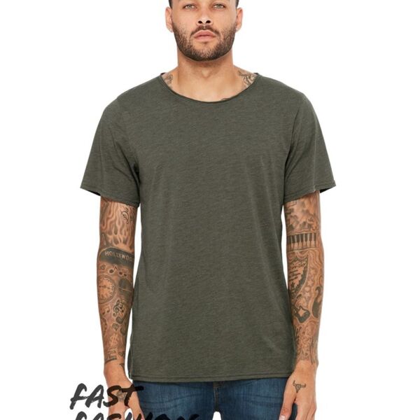 FWD Fashion Unisex Triblend Raw Neck Tee Thumbnail